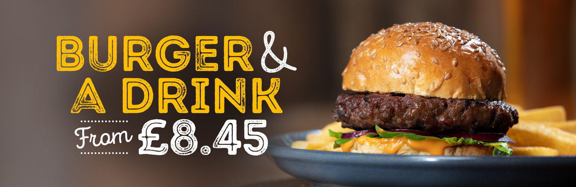 Burger & Drink at The Railway