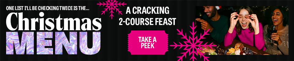 Festive menu at The Railway